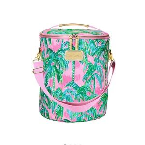 Lilly Pulitzer Tropical Pink and Green Beach Cooler